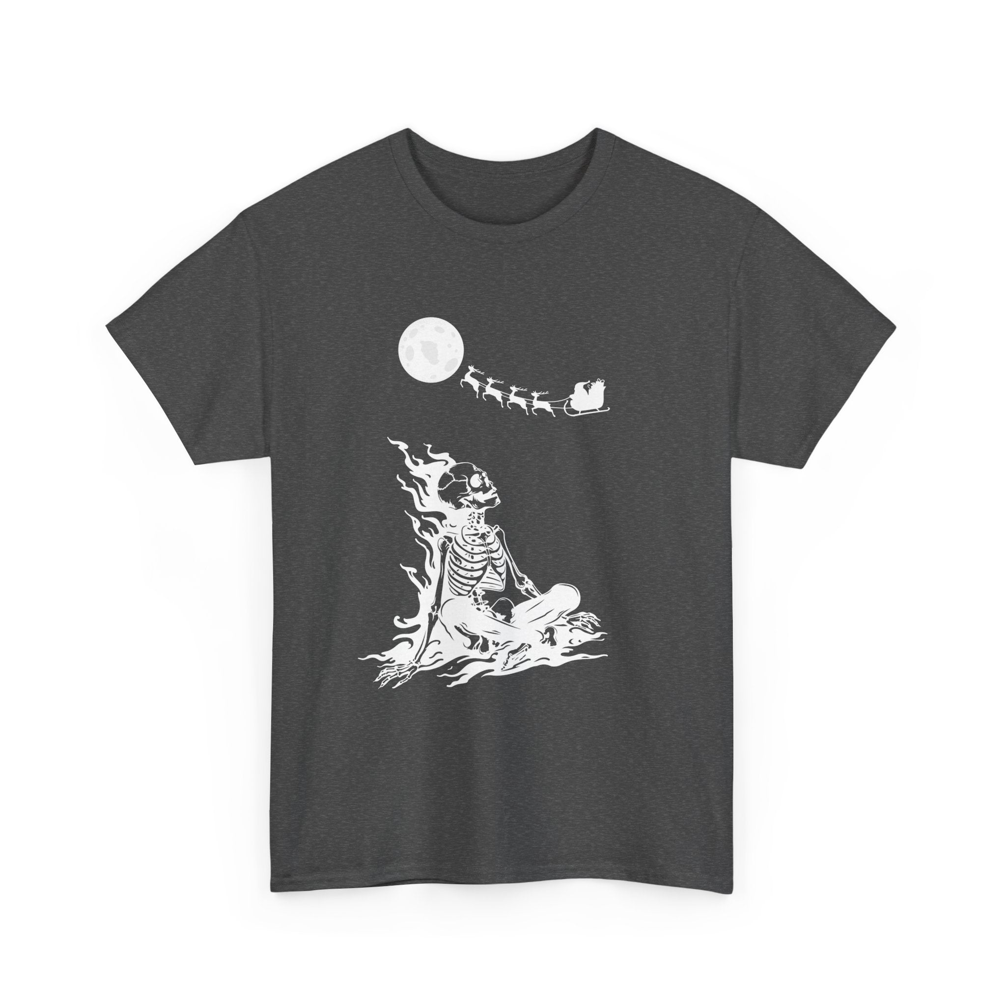 Skeleton by Moonlight Christmas T-Shirt