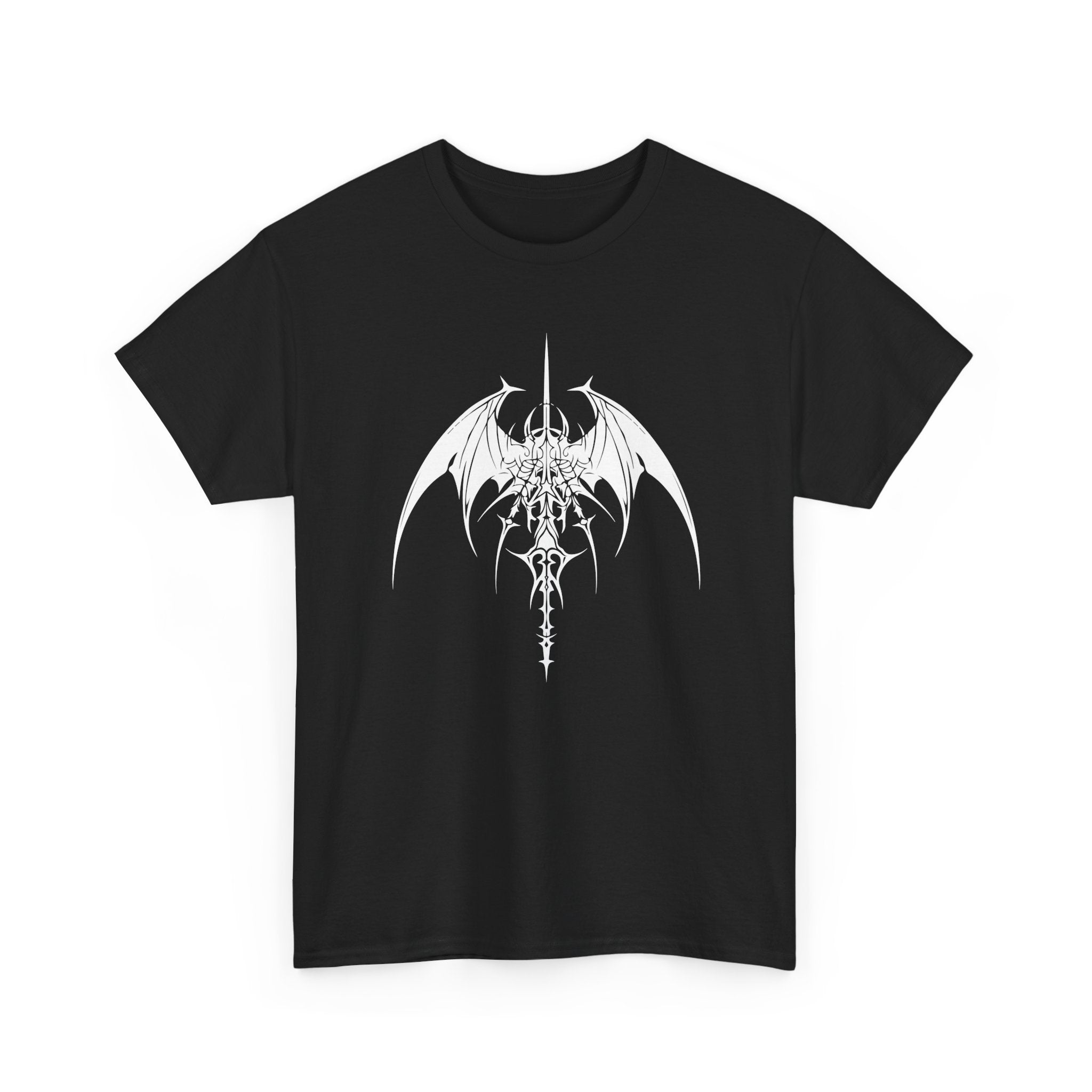 Gothic Tribal Dragon Sword T-Shirt