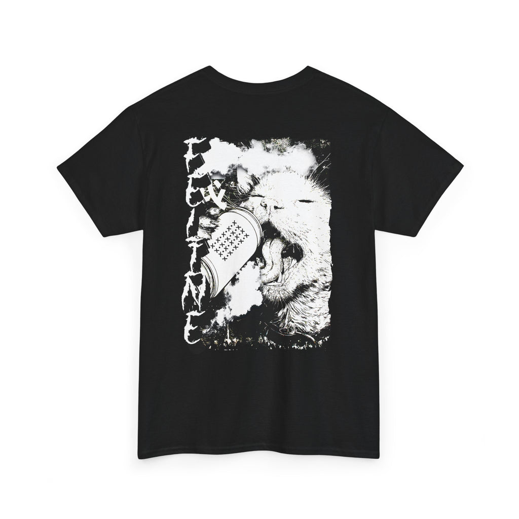 Feline Soda Cat T-Shirt (Back Print)